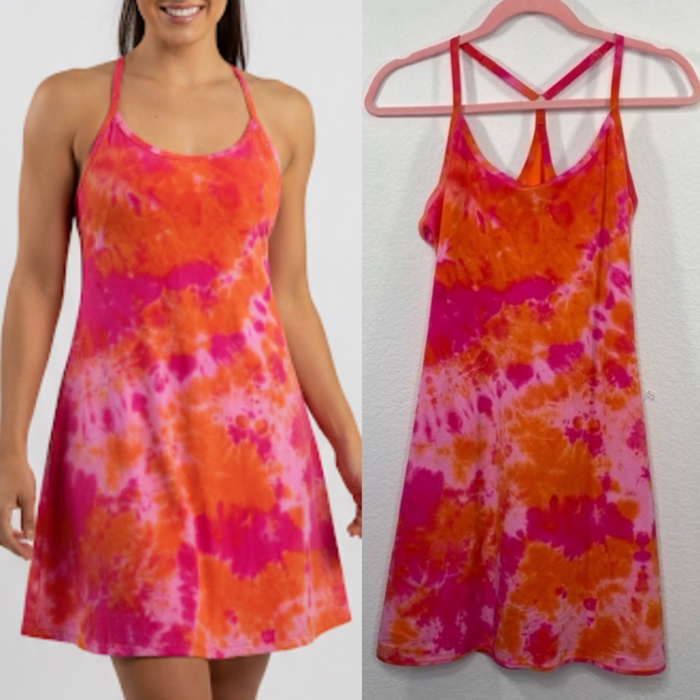 Outdoor Voices The Exercise Dress Tie Dye size Small